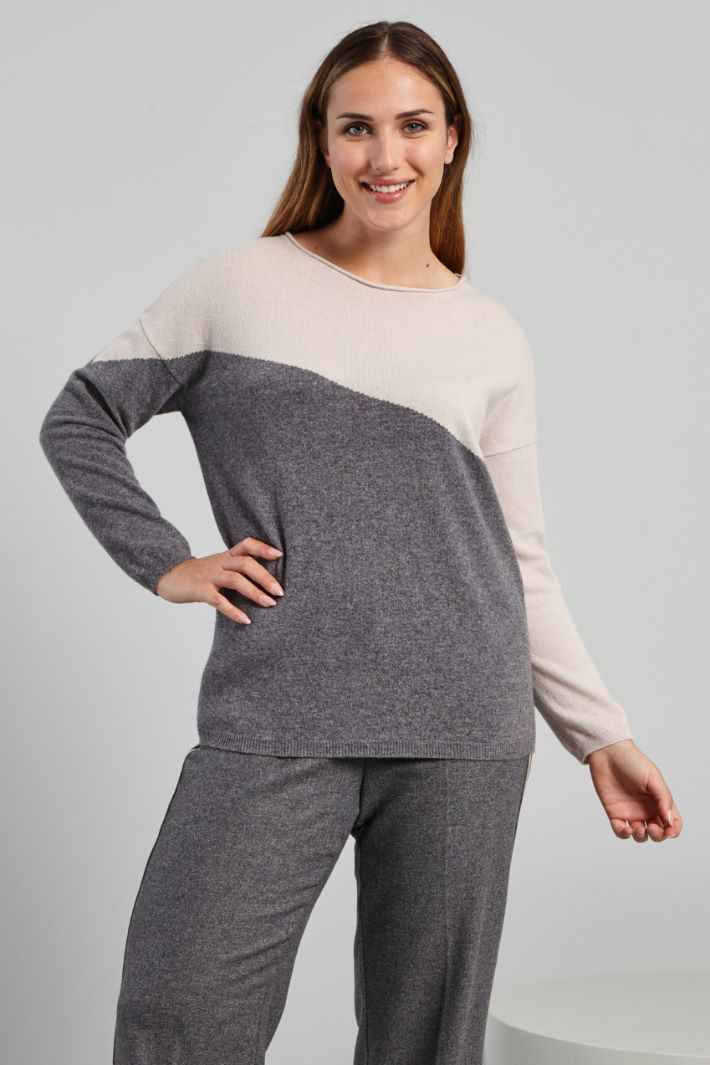 Dropped sleeve sweater Intrend - 3