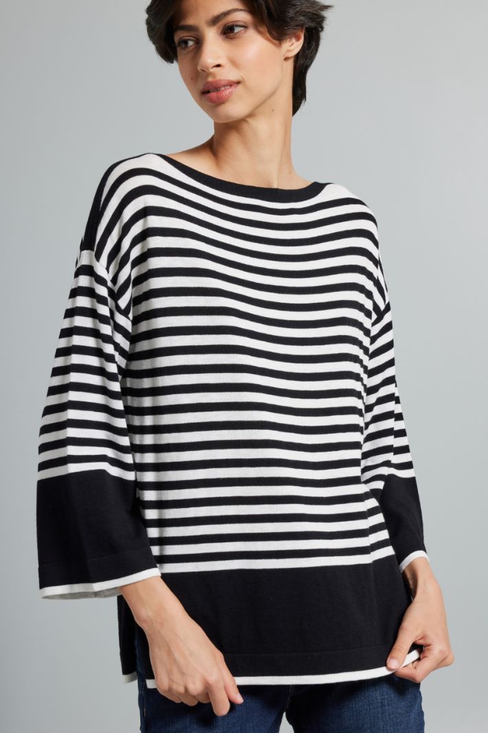 Boat neck sweater Intrend - 3