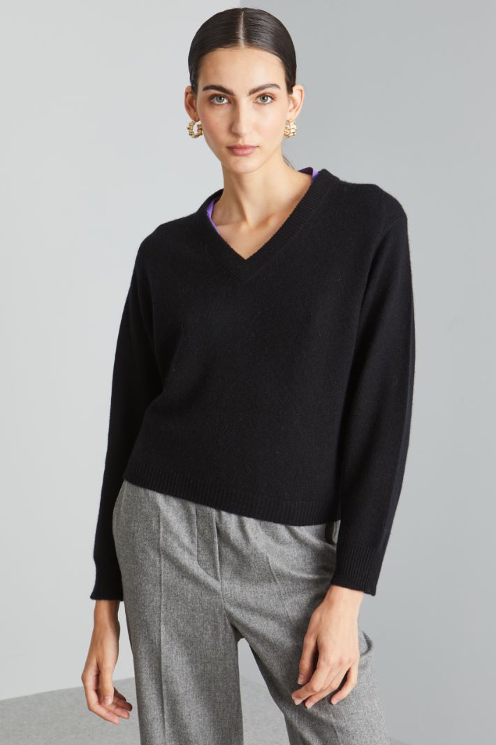 Cashmere and wool sweater Intrend - 3