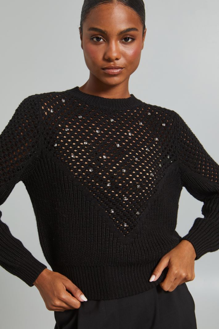 Openwork sweater Intrend - 4