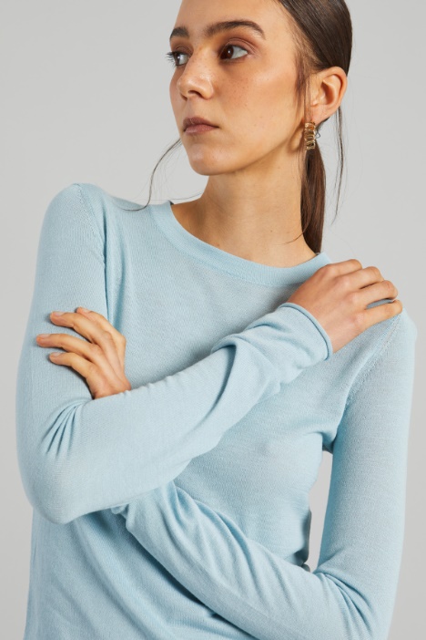 Maglia stretta in viscosa