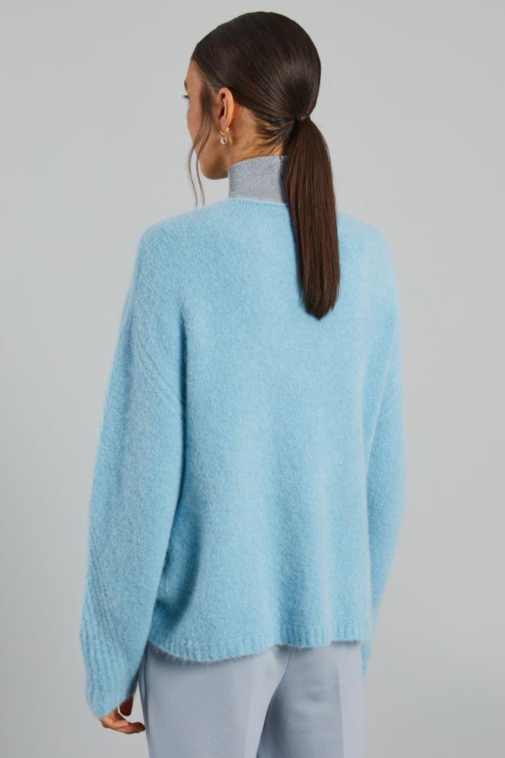 Loose fit alpaca sweater Intrend - 2