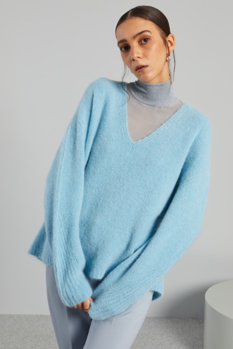 Loose fit alpaca sweater Intrend