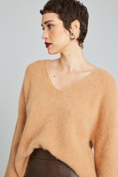 Maglia morbida in alpaca