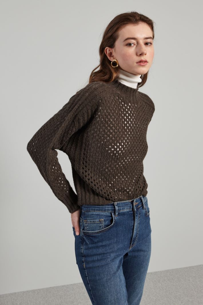 Openwork sweater Intrend - 3