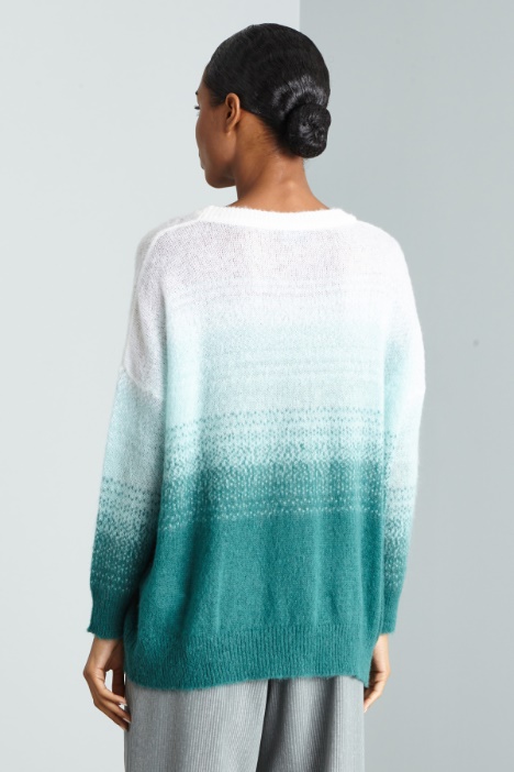 Jersey de gasa, con aplicación