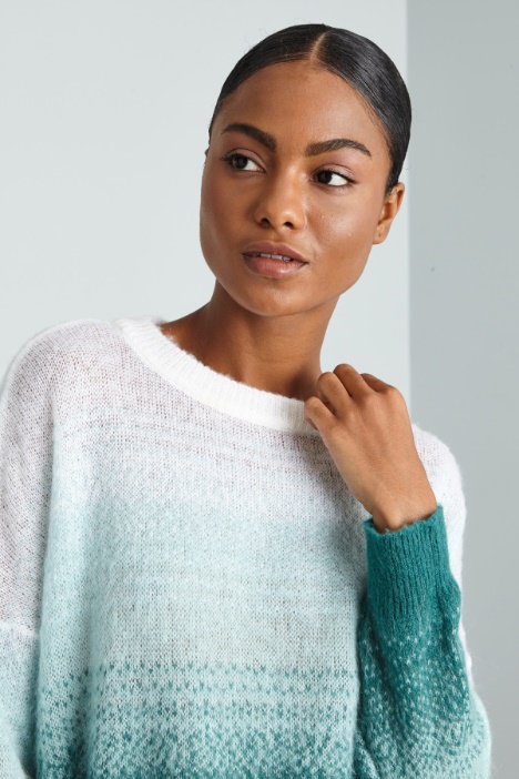 Jersey de gasa, con aplicación