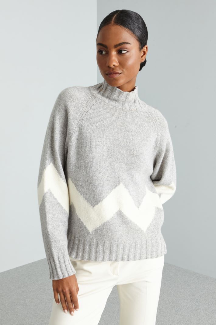 Cashmere-blend sweater Intrend - 3