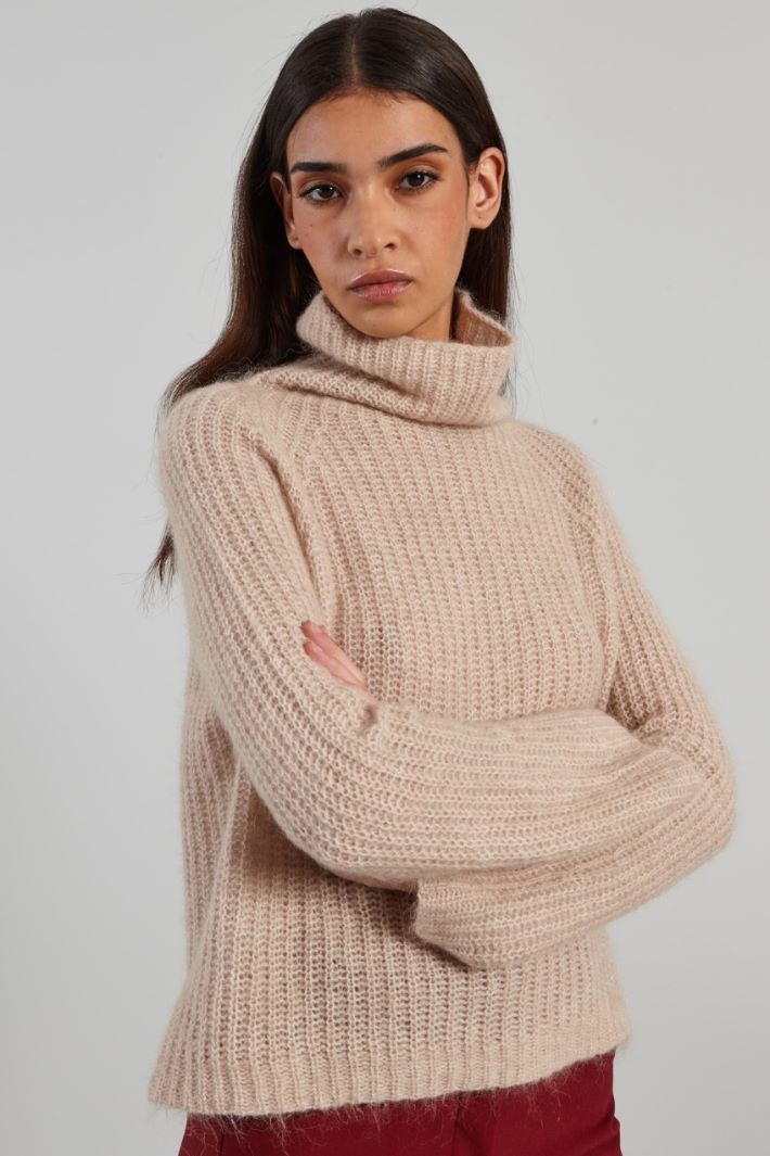 Alpaca-blend sweater Intrend - 3