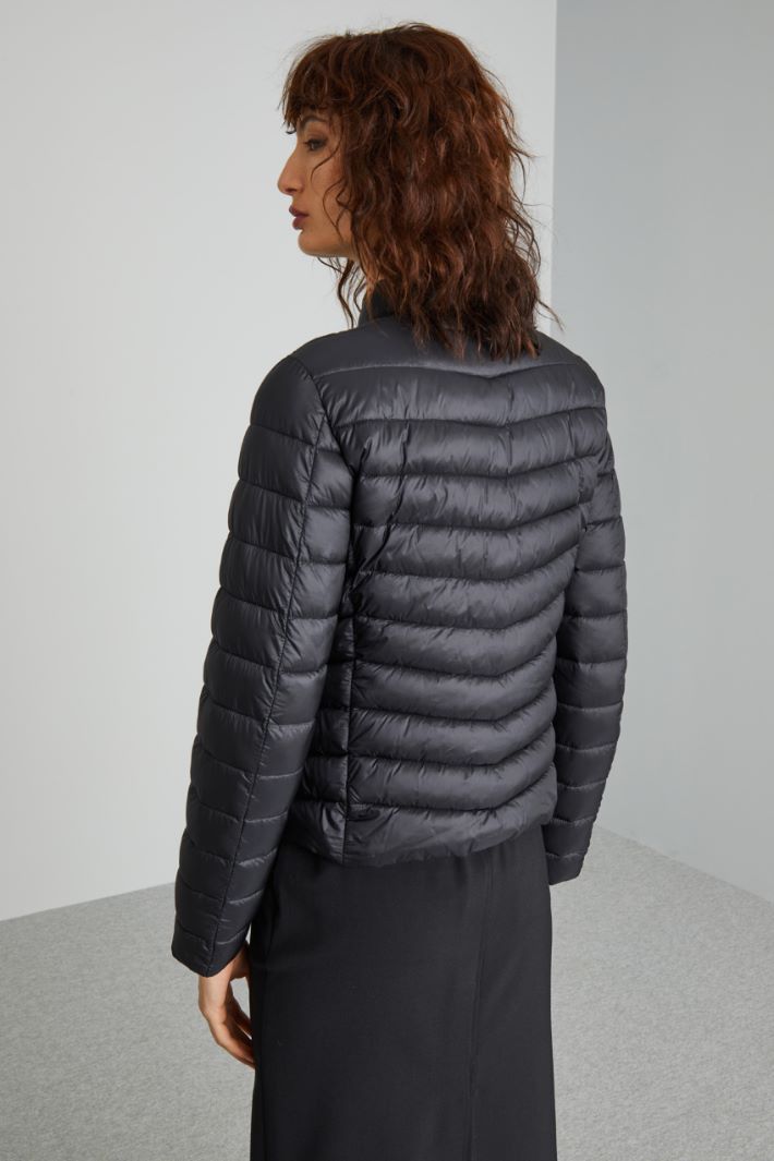 Padded jacket with high collar Intrend - 2