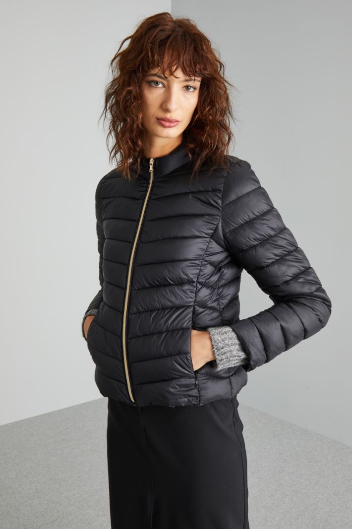 Padded jacket with high collar Intrend - 3