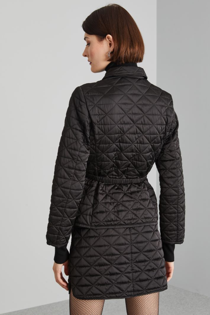 Padded jacket with pointed collar Intrend - 2