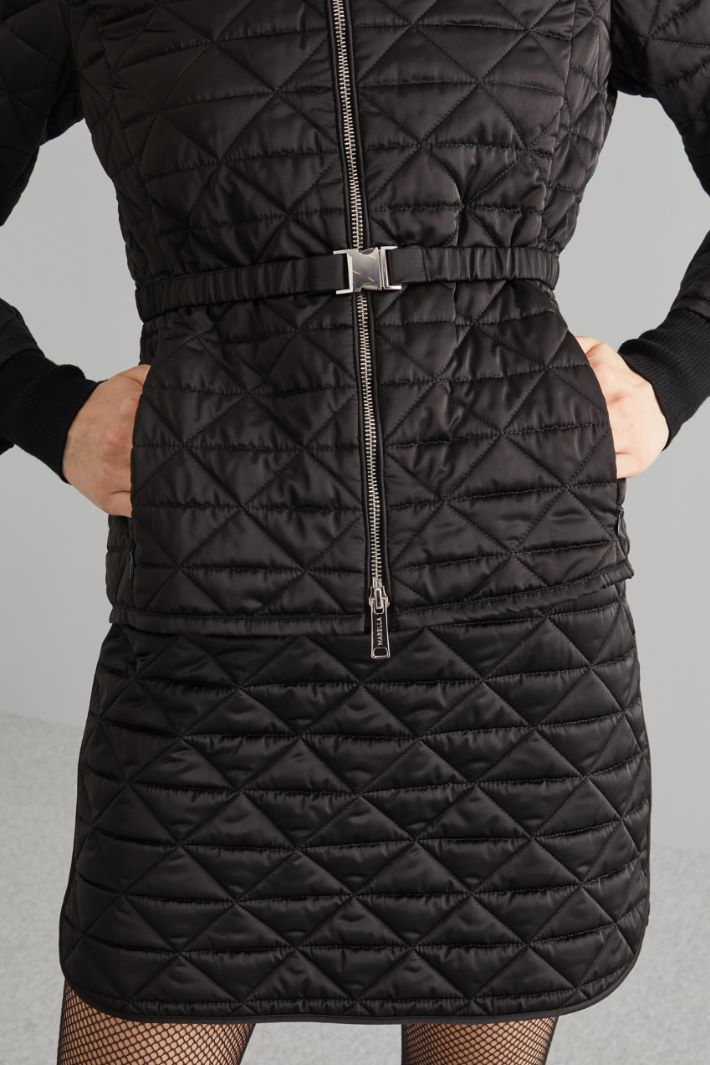 Padded jacket with pointed collar Intrend - 4