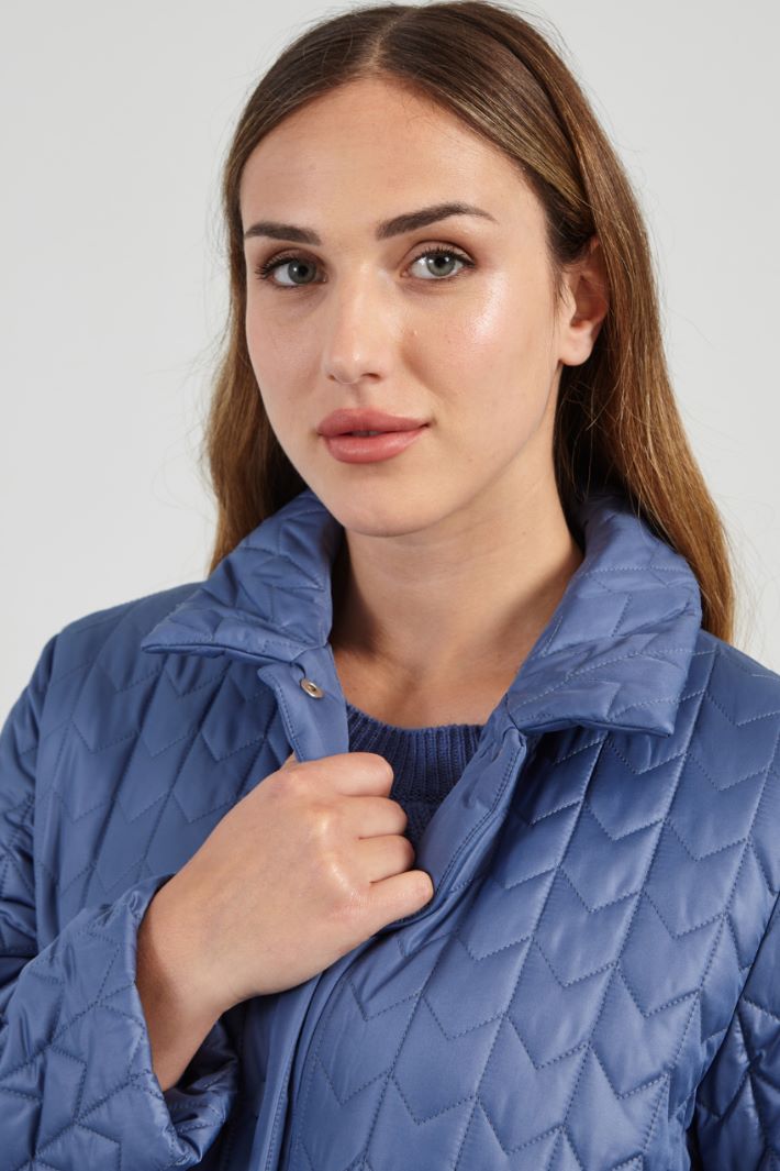 Opaque satin padded jacket Intrend - 4