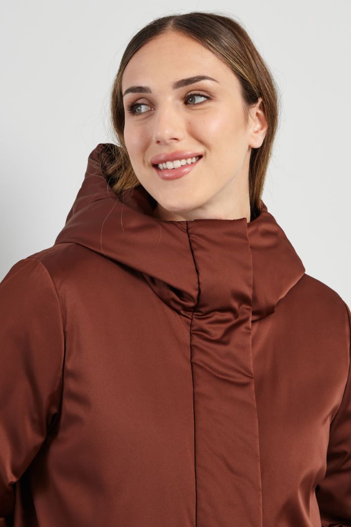 Padded jacket in duchess satin Intrend - 4