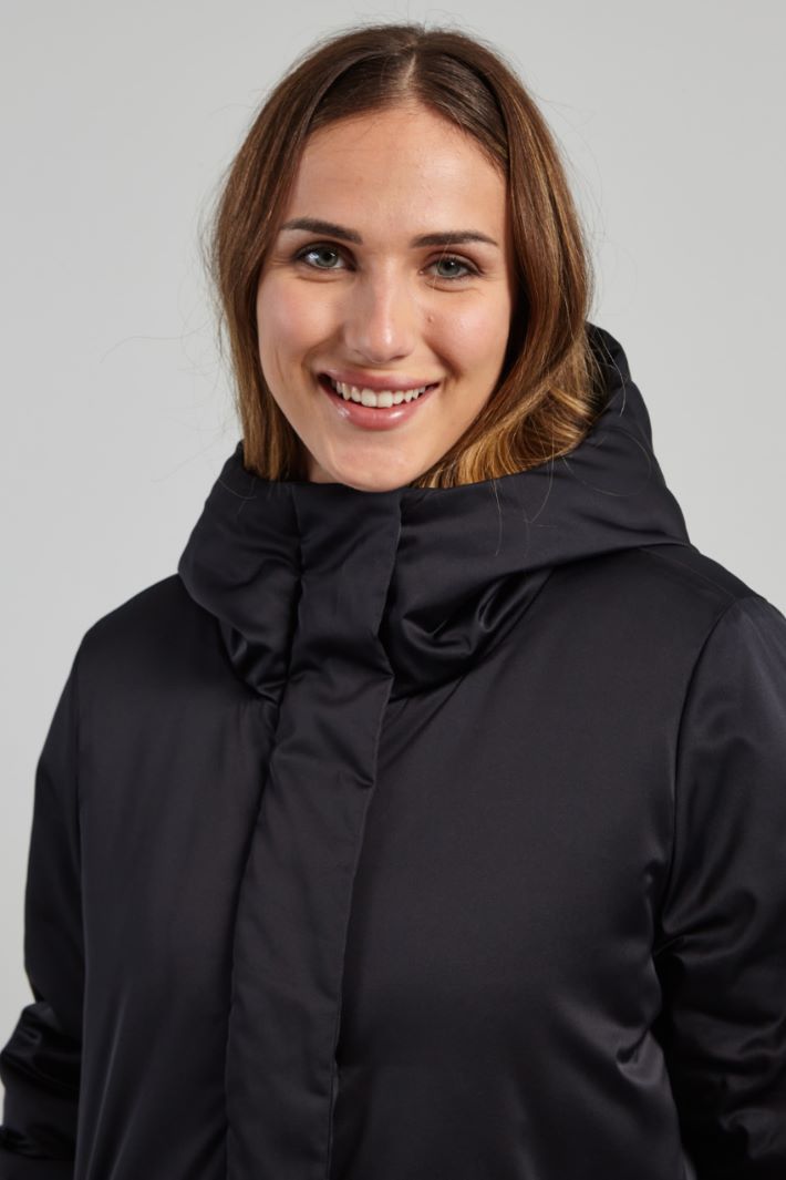 Padded jacket in duchess satin Intrend - 4