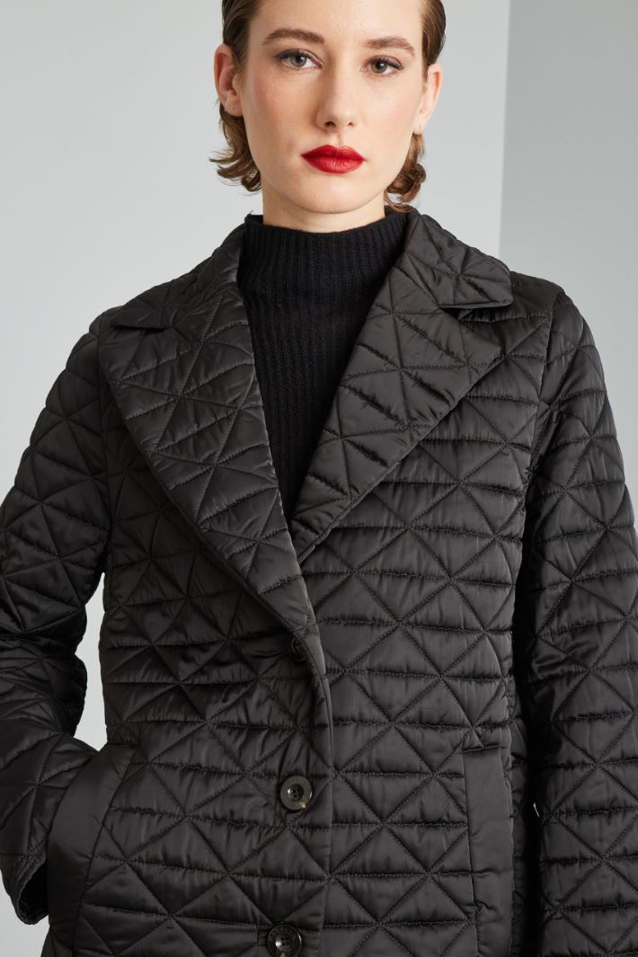 Straight fit quilted down jacket Intrend - 4