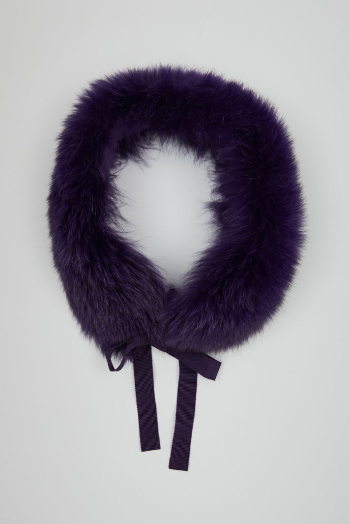 Fox-fur collar Intrend