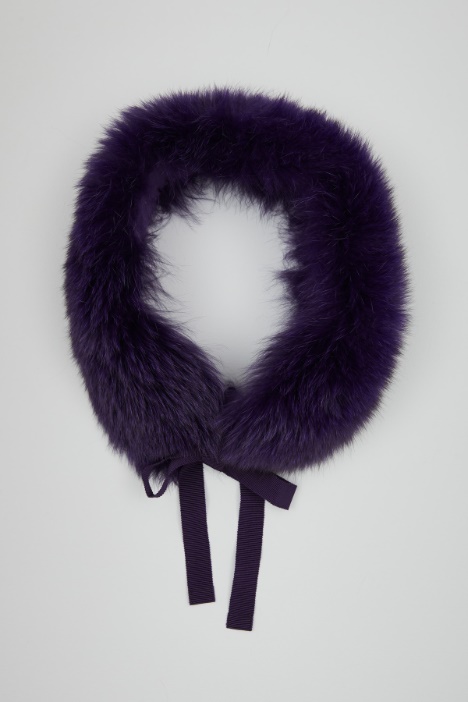 Fox-fur collar Intrend