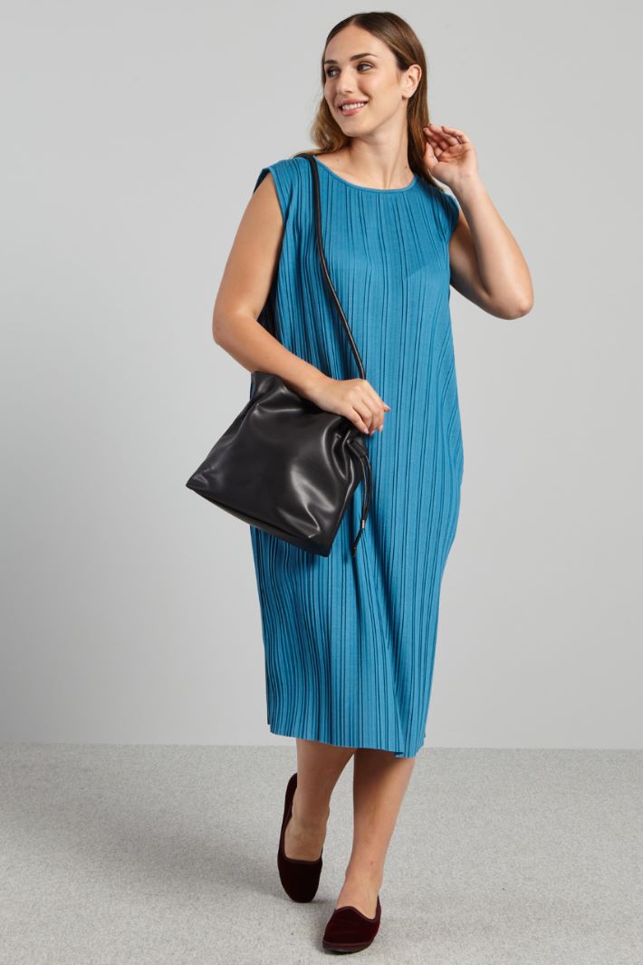 Pleated jersey dress Intrend