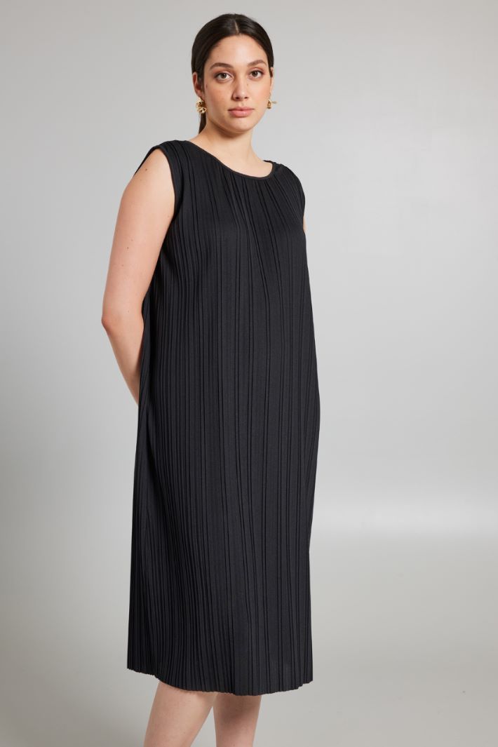 Pleated jersey dress Intrend - 3