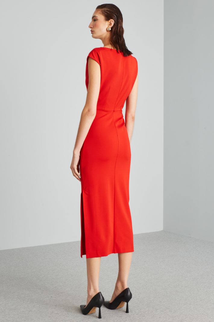 Midi dress with slit Intrend - 2