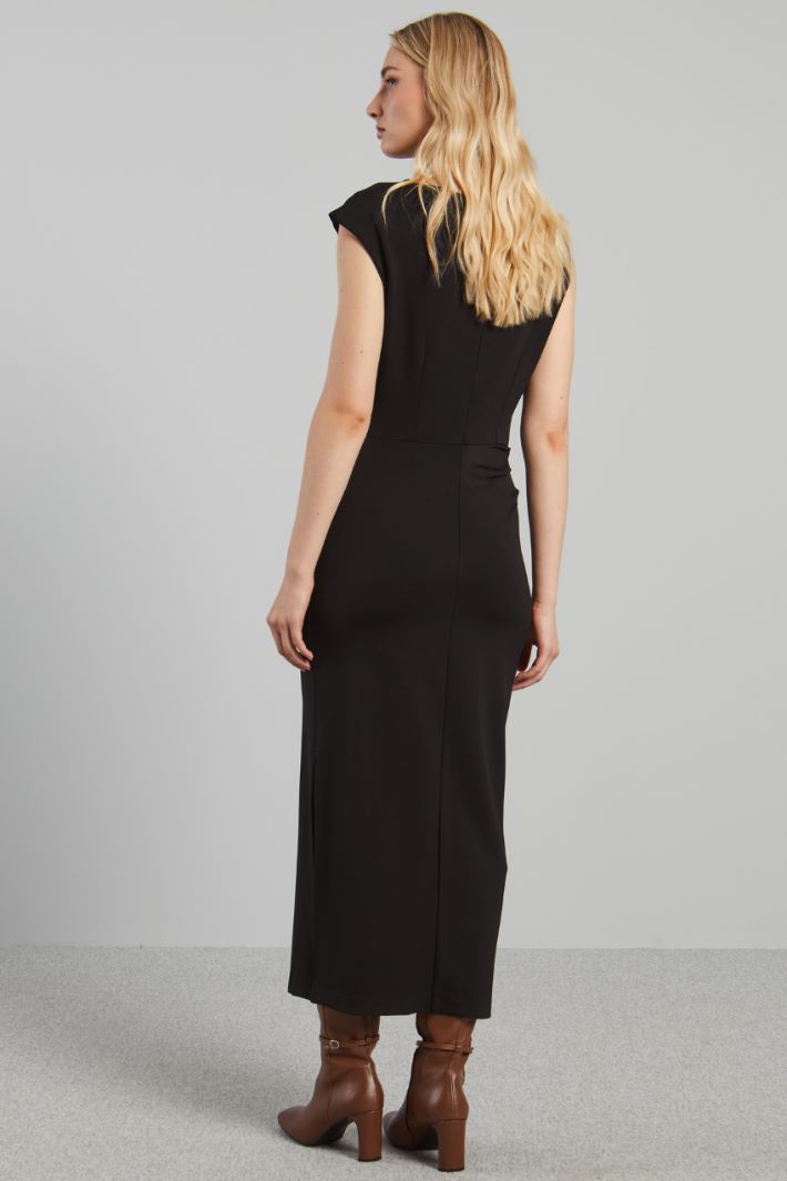 Midi dress with slit Intrend - 2