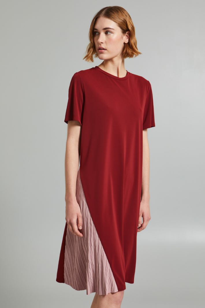 Dress with pleated panel Intrend - 3