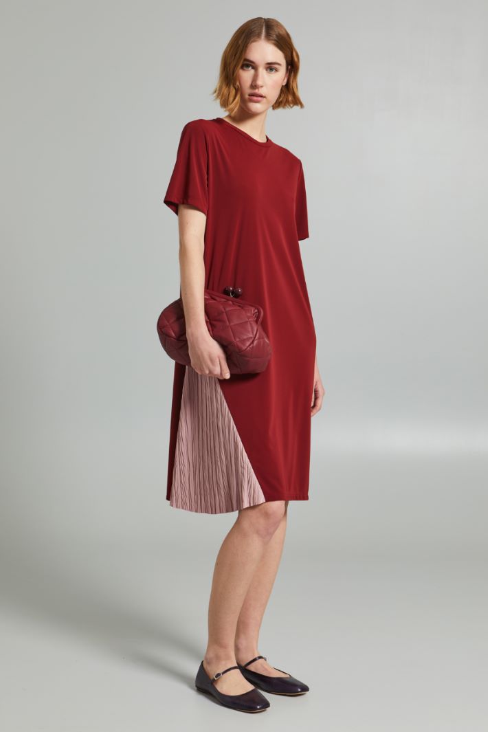 Dress with pleated panel Intrend