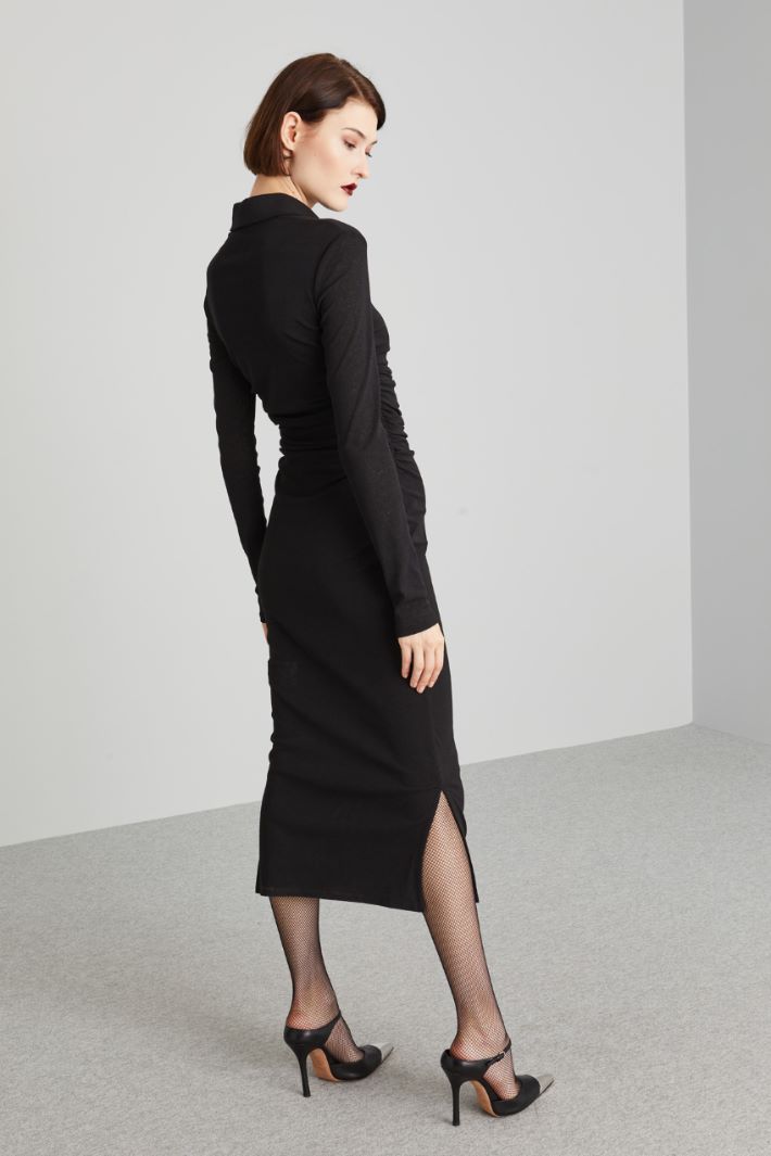 Fitted jersey crepe dress Intrend - 2