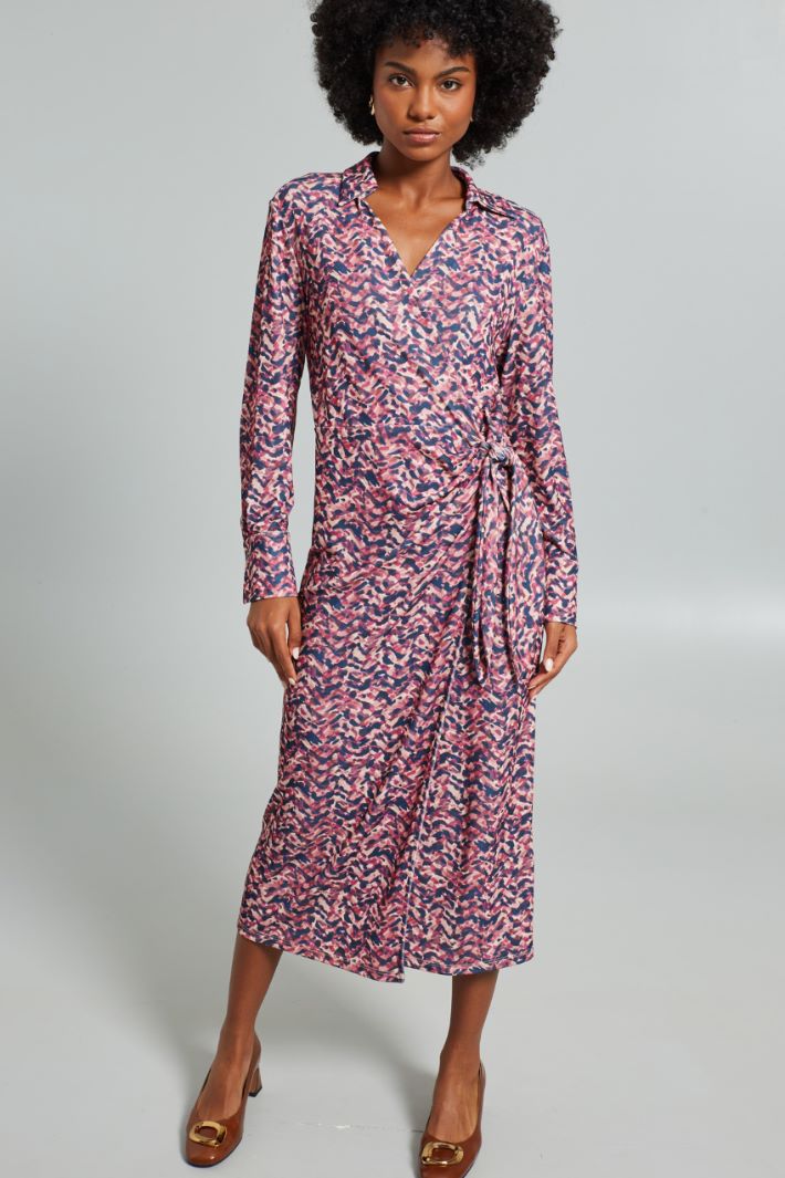 Jersey wrap dress Intrend - 3