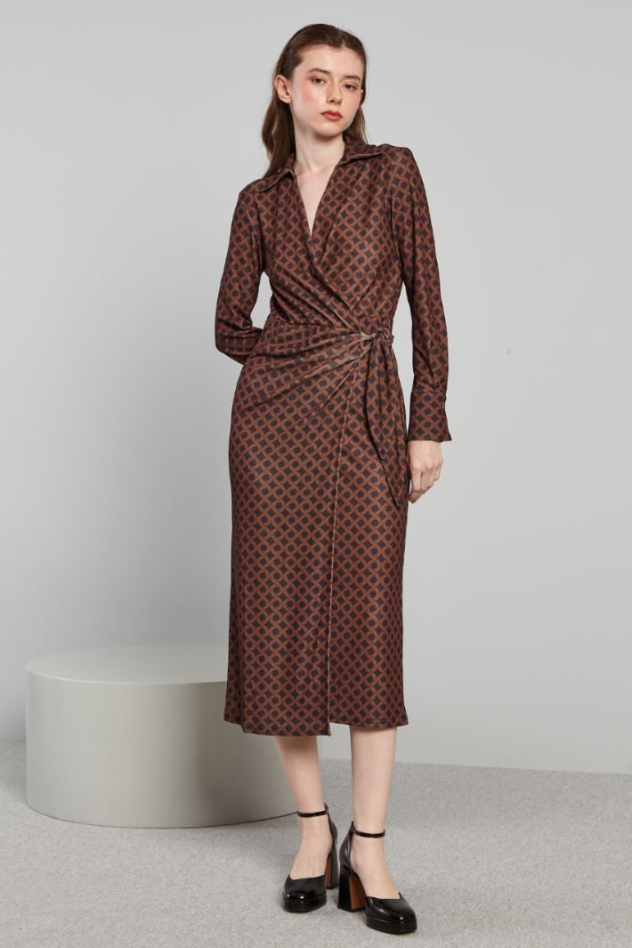 Jersey wrap dress Intrend - 3