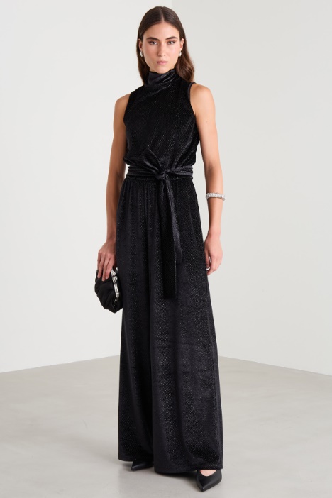 Velvet jumpsuit Intrend