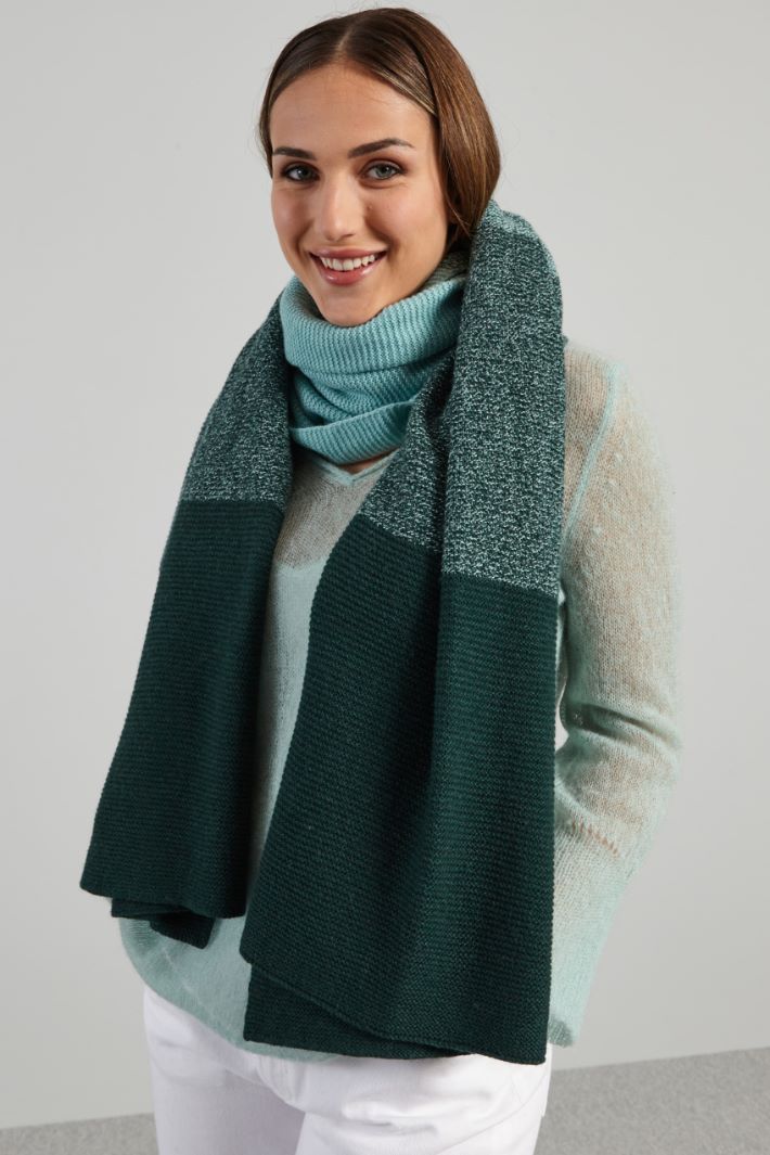 Wool and cashmere scarf Intrend - 2