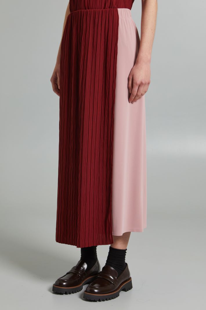 Skirt with pleated panel Intrend - 3