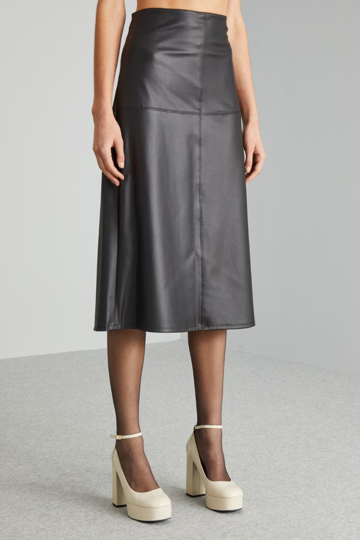 Faux leather skirt Intrend - 3