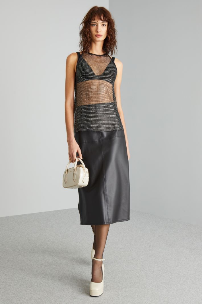 Faux leather skirt Intrend