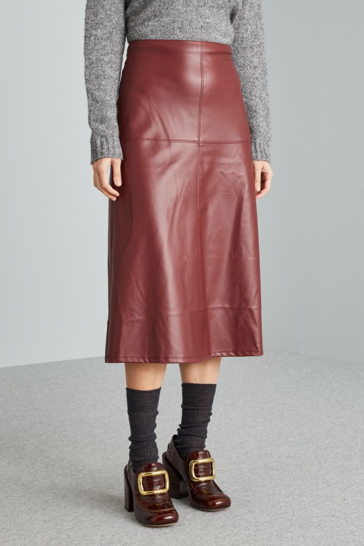 Faux leather skirt Intrend - 3