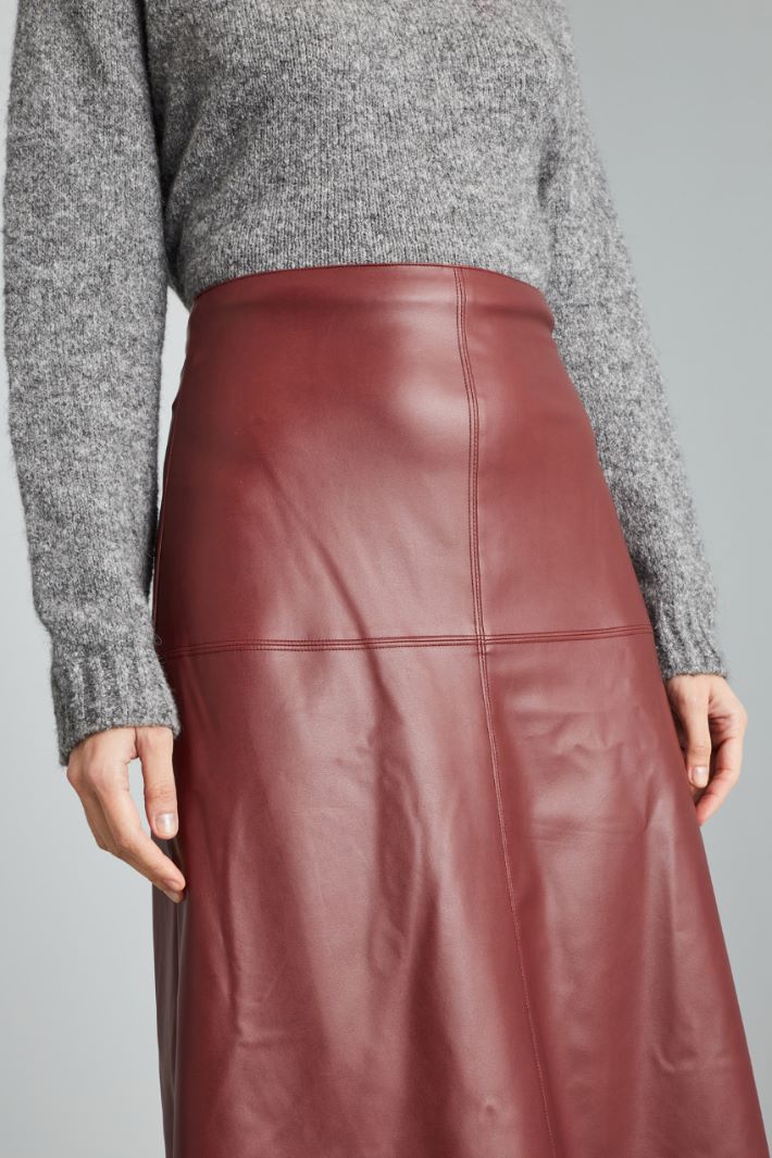 Faux leather skirt Intrend - 4