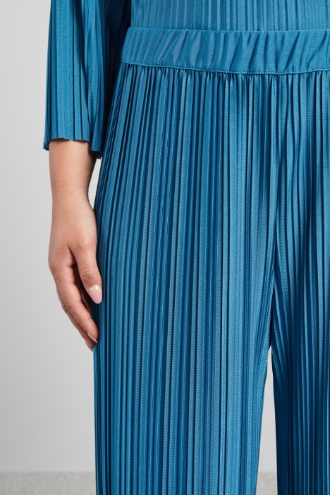 Pantalón de punto plisado