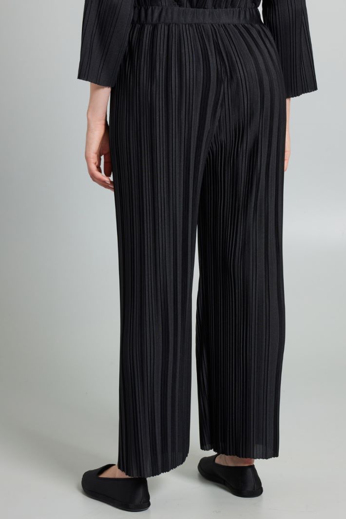 Pleated jersey trousers Intrend - 2