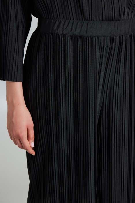 Pantalón de punto plisado