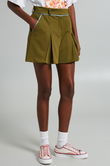 Shorts in jersey piquet