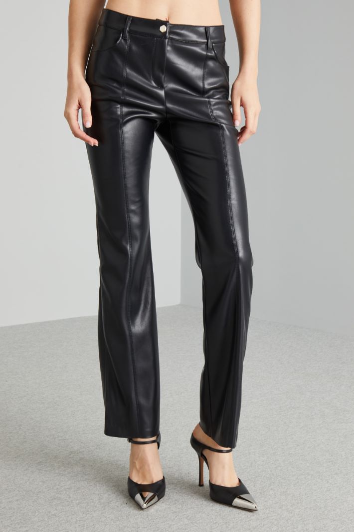 Coated jersey trousers Intrend - 3