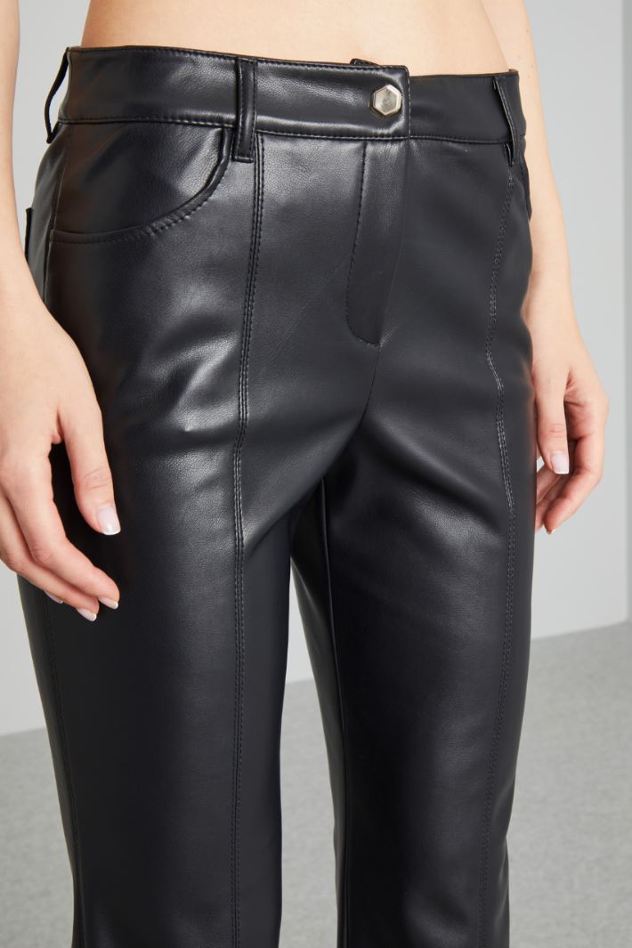 Coated jersey trousers Intrend - 4