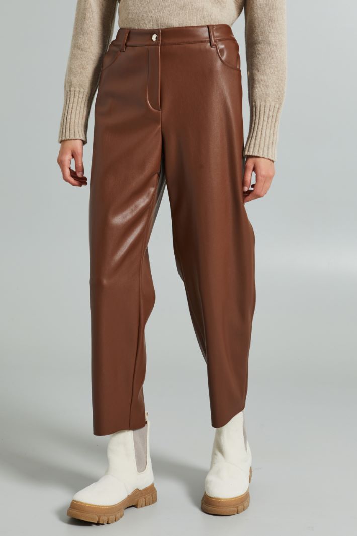 Coated baggy trousers Intrend - 3