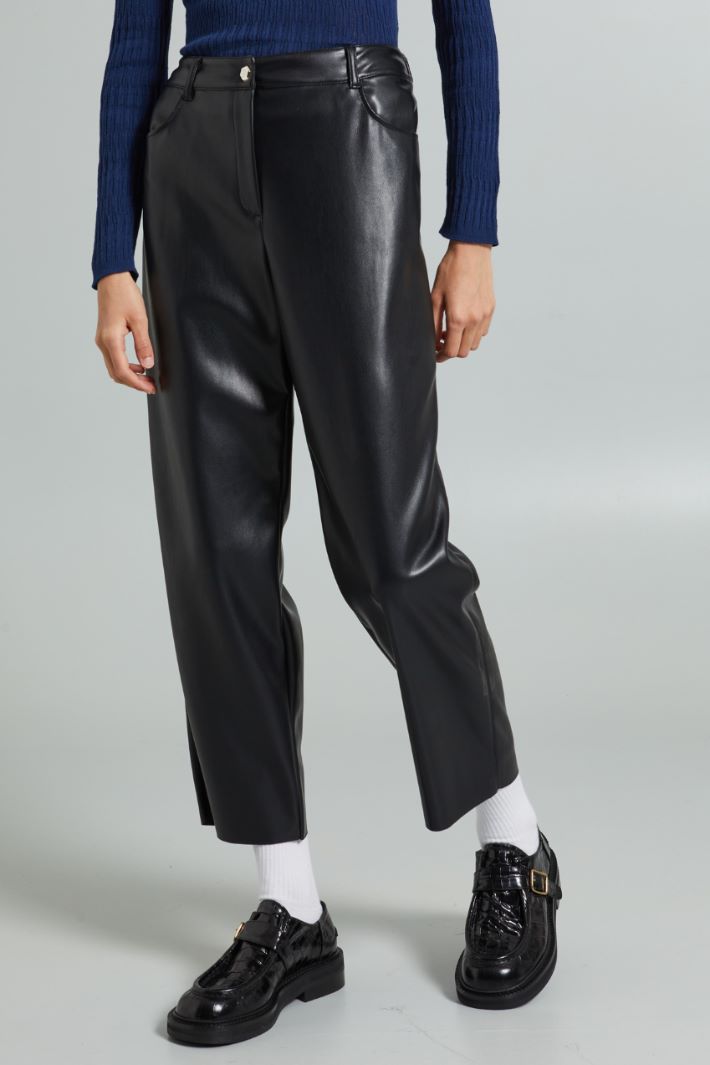 Coated baggy trousers Intrend - 3