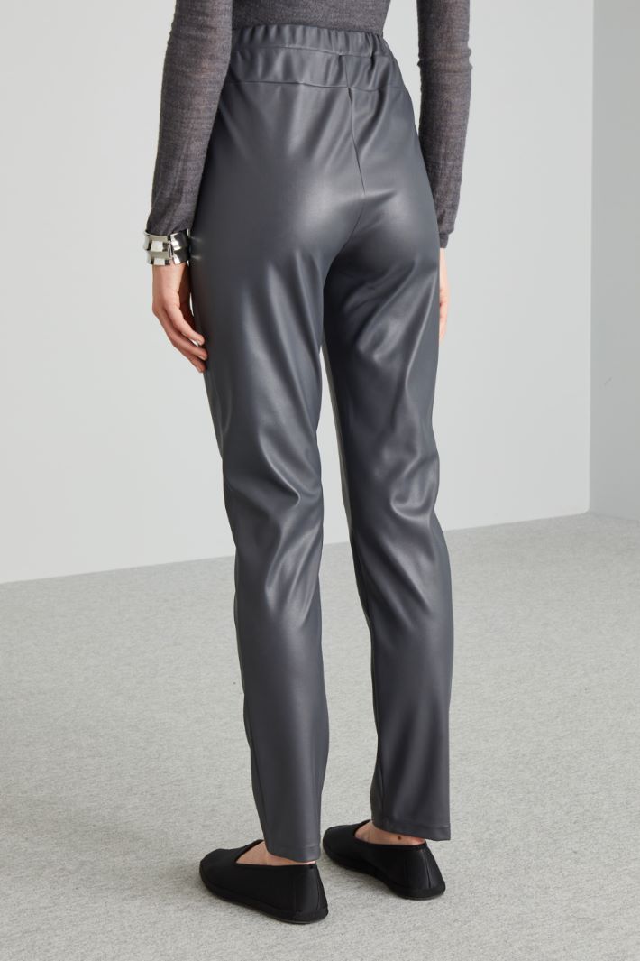 Slim fit faux leather trousers Intrend - 2