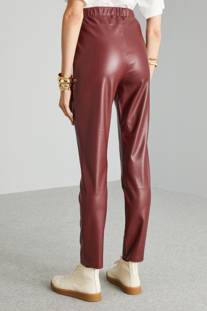 Slim fit faux leather trousers Intrend - 2