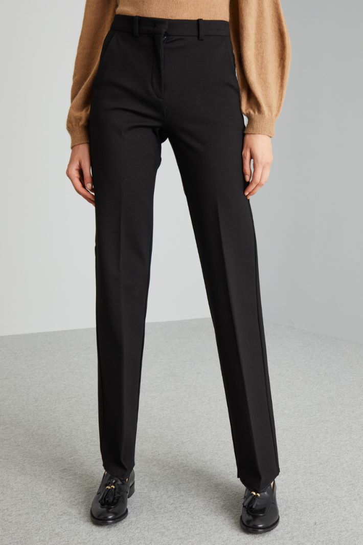 Jersey palazzo trousers Intrend - 3